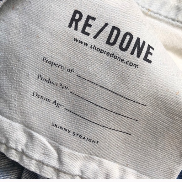 RE/DONE Levi’s Skinny Straight Jean - Picture 5 of 13